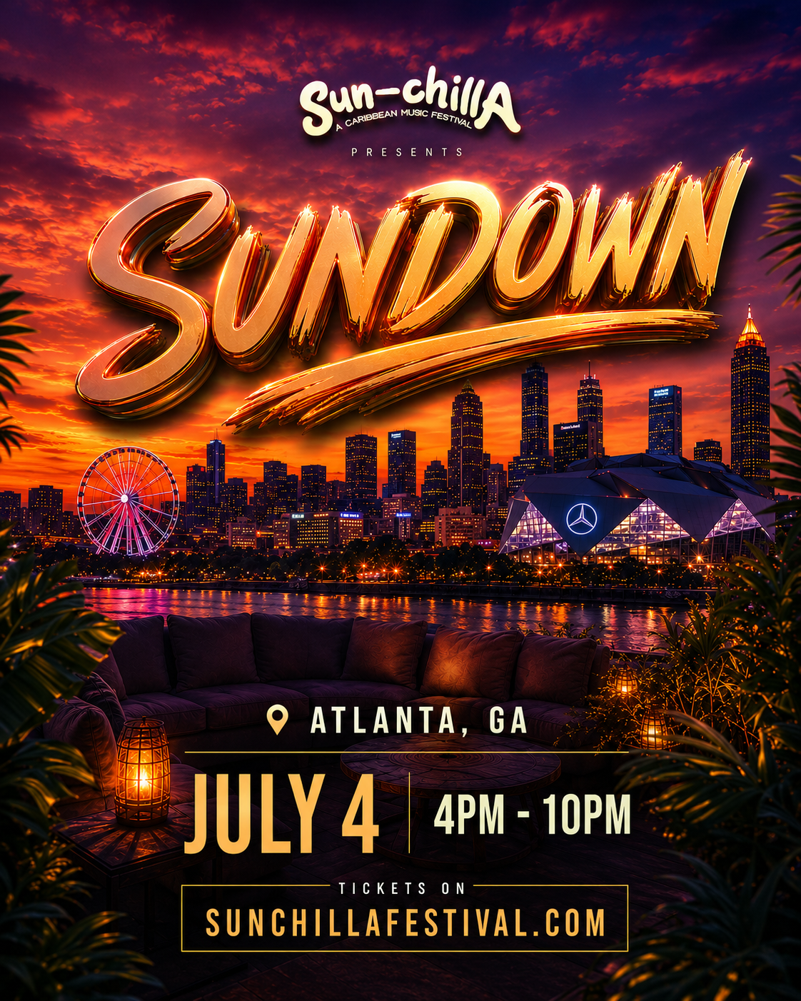 Sunchilla Sundown Atlanta Flyer